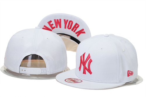 MLB New York Yankees NE Snapback Hat #196